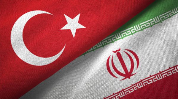 Iran and Turkey flag