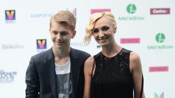 Певица Кристина Орбакайте и ее сын Дени Байсаров