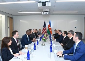 Встреча министра иностранных дел Азербайджана Джейхуна Байрамова с Госсекретарем США Энтони Блинкеном